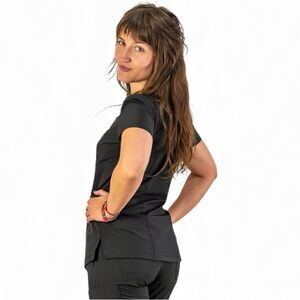 Dickies Riveting Women's Nurse Scrub Top‎ Size M